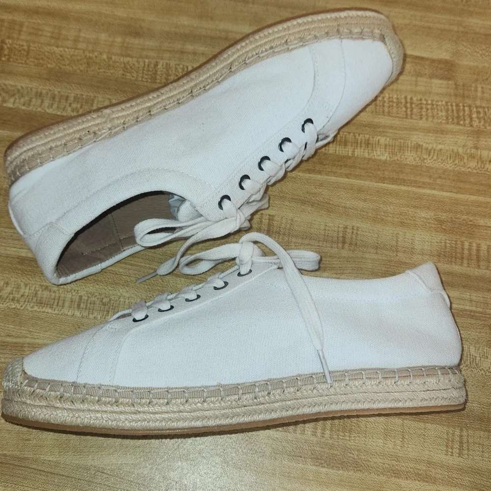 J.JILL Espadrille Lace Up Sneakers, size 11